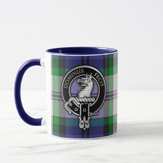 Mug Clan Baird Crest & Robe Tartan (Gauche)
