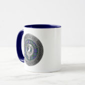 Mug Clan Baird Crest & Tartan Knot (Devant gauche)