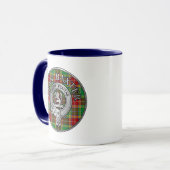 Mug Clan Baxter Crest et Tartan (Devant gauche)