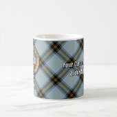 Mug Clan Bell Crest sur Tartan (Centre)