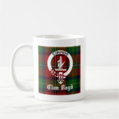 Mug Clan Boyd Crest Tartan (Gauche)