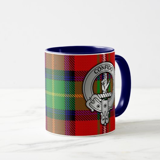 Mug Clan Boyd Crest & Tartan (Devant droit)