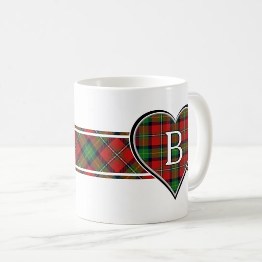 Mug Clan Boyd Tartan Heart (Devant droit)