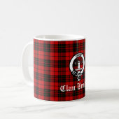 Mug Clan Brodie Crest Badge et Tartan (Devant gauche)