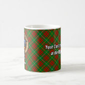 Mug Clan Bruce Crest sur la chasse Tartan (Centre)