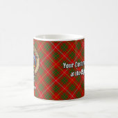Mug Clan Bruce Crest sur Tartan (Centre)