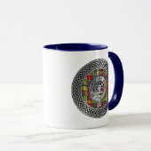 Mug Clan Buchanan Crest & Tartan Knot (Devant droit)