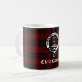 Mug Clan Cameron Crest Badge & Tartan (Devant gauche)