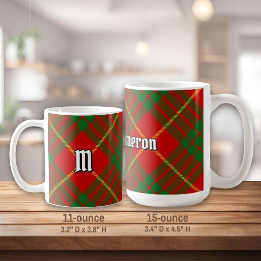 Mug Clan Cameron Tartan