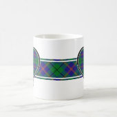 Mug Clan Carmichael Tartan Heart (Centre)