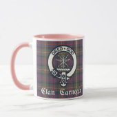 Mug Clan Carnegie Crest Tartan (Gauche)