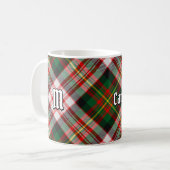Mug Clan Carnegie robe Tartan (Devant gauche)