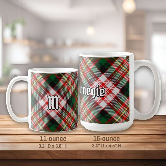 Mug Clan Carnegie robe Tartan