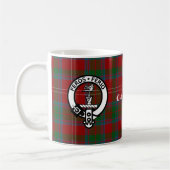 Mug Clan Chisholm Tartan & Crest Badge (Gauche)