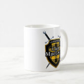 Mug Clan classique MacLeod II épées et Bouclier tartar (Devant droit)