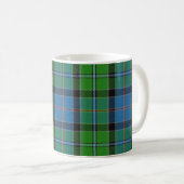 Mug Clan classique plaid bleu et vert de Stirling de (Devant droit)