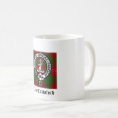 Mug Clan Crawford Crest Tartan (Devant droit)