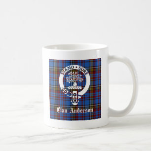Mug Clan écossais Anderson Crest & Tartan