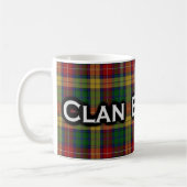 Mug Clan écossais Buchanan Tartan (Gauche)