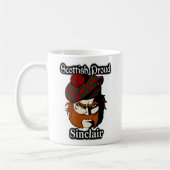 Mug Clan écossais Sinclair Tartan écossais (Gauche)