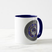 Mug Clan ELLioTT Crest et noeud tatan (Devant droit)