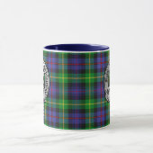 Mug Clan Farquharson Crest & Tartan (Centre)