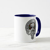 Mug Clan Forrester / Foster Crest & Tartan (Devant droit)