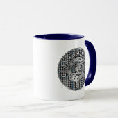 Mug Clan Gladstone Crest & Tartan (Devant droit)