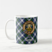 Mug Clan Gordon Crest sur le tatan de robe (Gauche)