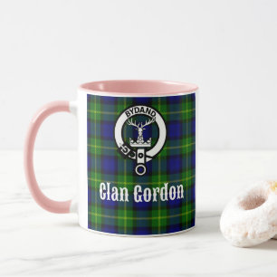 Mug Clan Gordon Tartan Crest