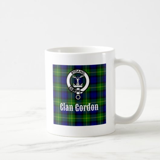 Mug Clan Gordon Tartan Crest (Droite)
