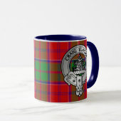 Mug Clan Grant Crest & Tartan (Devant droit)
