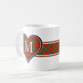 Mug Clan Gregor MacGregor Tartan Heart (Devant gauche)