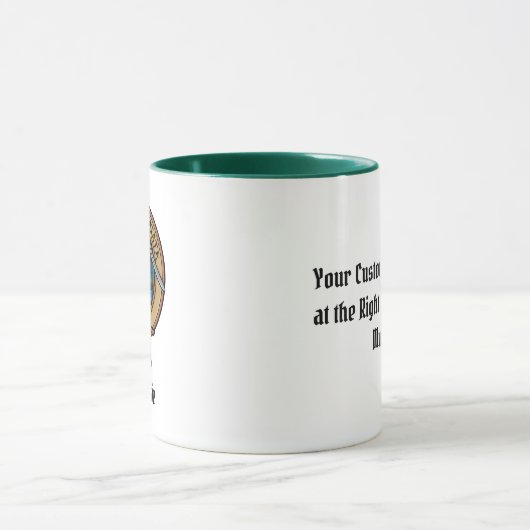 Mug Clan Guthrie Crest sur Tartan (Centre)