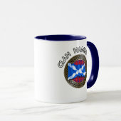 Mug Clan Hamilton Tartan Knot & Flag (Devant droit)