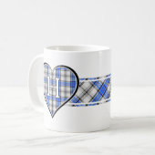 Mug Clan Hannay Tartan Heart (Devant gauche)