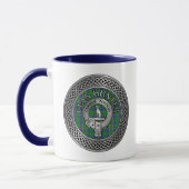 Mug Clan Hunter Crest & Tartan Knot (Gauche)