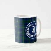 Mug Clan Johnston Tartan Monogram (Devant droit)