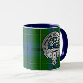 Mug Clan Johnstone Crest & Tartan (Devant droit)