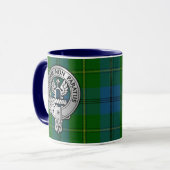 Mug Clan Johnstone Crest & Tartan (Devant gauche)
