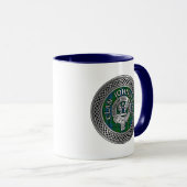 Mug Clan Johnstone Crest & Tartan (Devant droit)