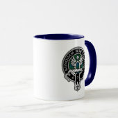 Mug Clan Johnstone Crest & Tartan (Devant droit)
