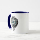 Mug Clan Johnstone Crest & Tartan (Devant gauche)