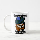 Mug Clan Johnstone Johnston Tartan Scottish (Gauche)