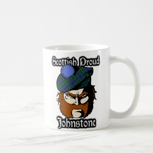 Mug Clan Johnstone Johnston Tartan Scottish (Droite)