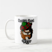 Mug Clan Kerr Tartan Scottish (Gauche)