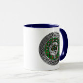Mug Clan Kinnear Crest & Tartan Knot (Devant droit)