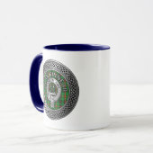 Mug Clan Kinnear Crest & Tartan Knot (Devant gauche)