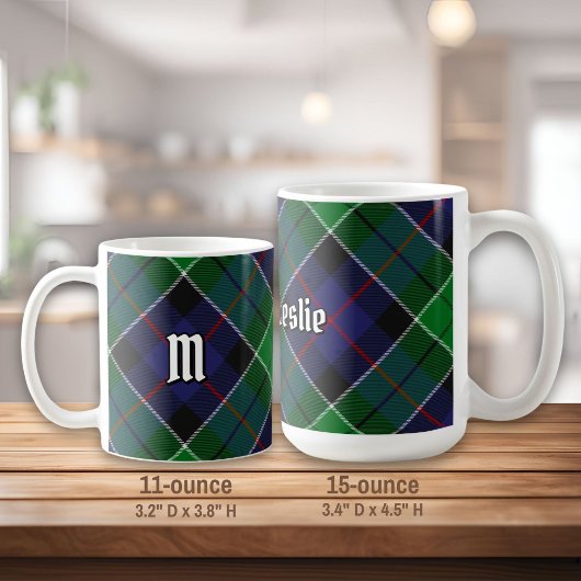Mug Clan Leslie Chasse Tartan