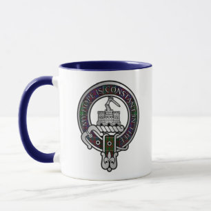 Mug Clan MacDonald de Clanranald Crest & Tartan